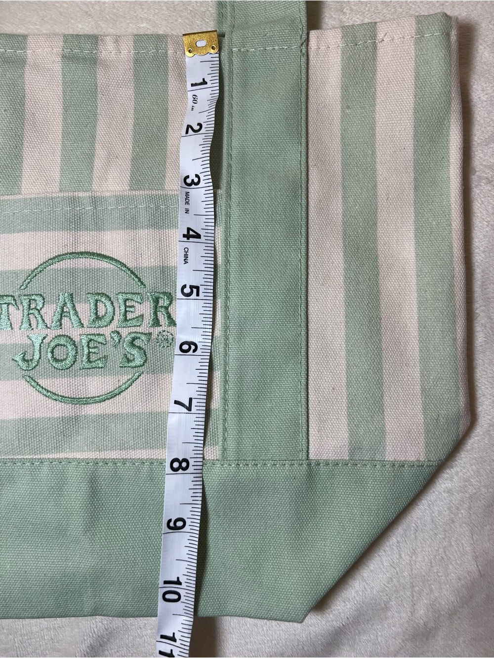 Trader Joe’s Limited Edition Summer 26 Canvas Striped Mini Tote Bags - SET OF 4 - Picture 4 of 7
